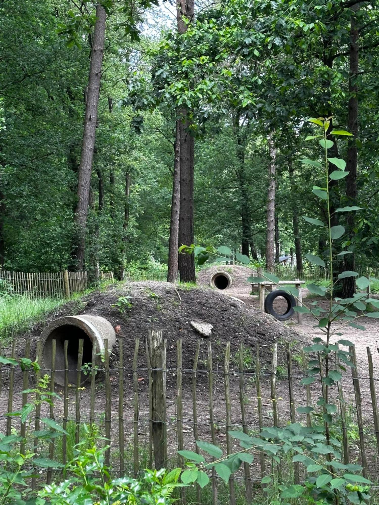 Dubbele Chalet Op Recreatiepark Topparken Op De Veluwe In Beekbergen Met Grote Vrije Tuin En Eigen Parkeerplaats المظهر الخارجي الصورة